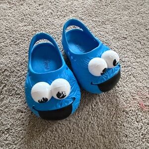 Blue Kids Cookie Monster Character Shoes